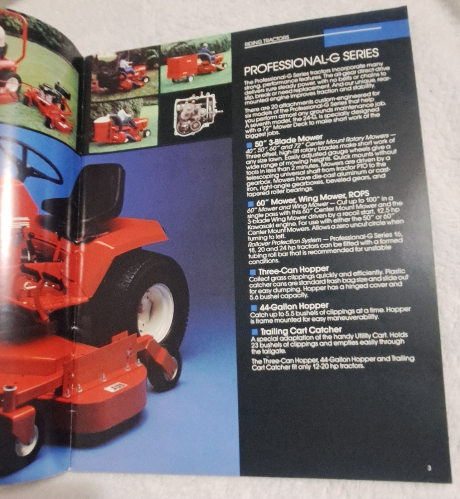 Gravely Tractor And Mowers Brochure 1989