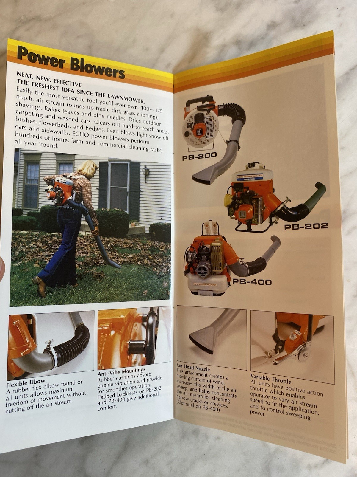 Vintage ECHO Outdoor Power Equipment Catalog 1970s