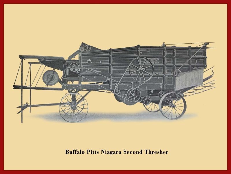 1908 Buffalo Pitts Niagara Thresher NEW Sign: 24 x 30&Prime; USA STEEL