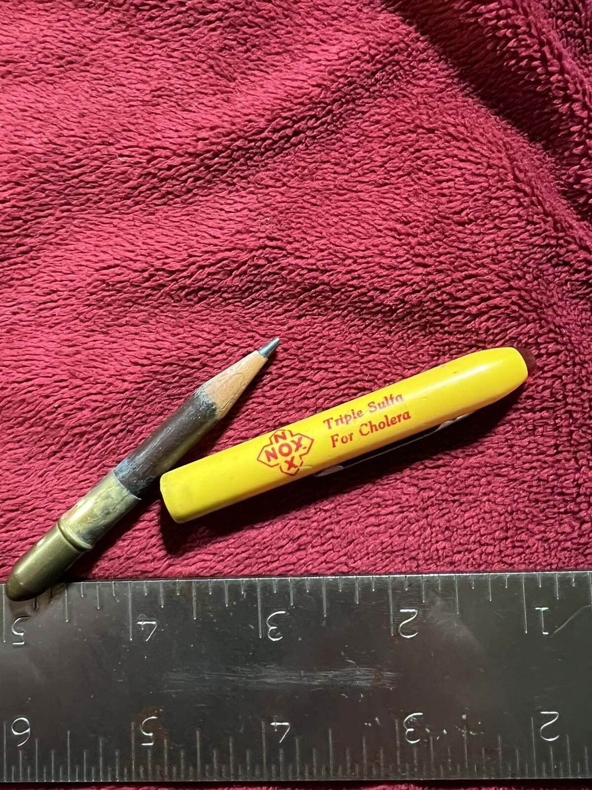 Vintage Bullet Pencil, Northern States Laboratories NOX from Luverne MN.