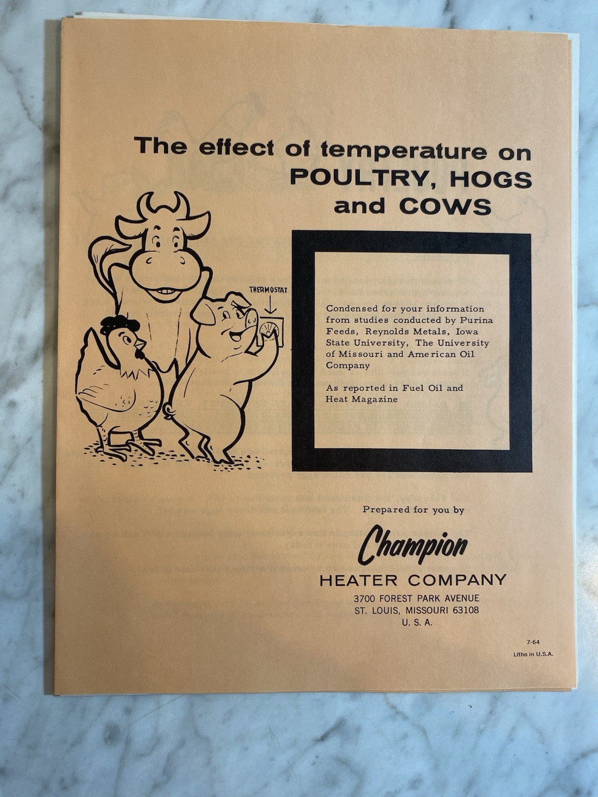 Vintage Original Champ-Heaters Advertisements, Brochures & Signs 1964-65