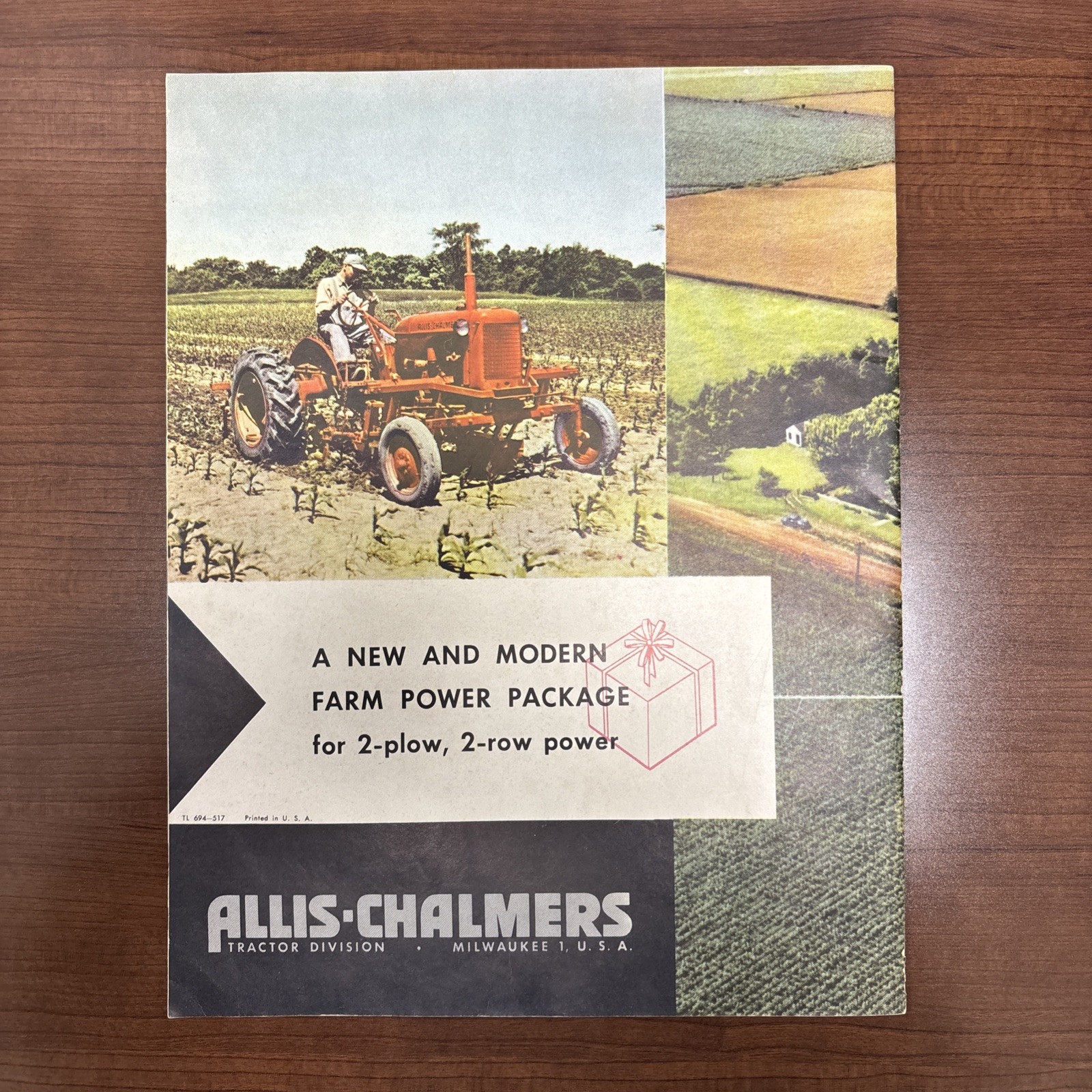 ALLIS CHALMERS BUYER’S GUIDE BETTER LIVING, BETTER FARMING 1950’S SALES BROCHURE