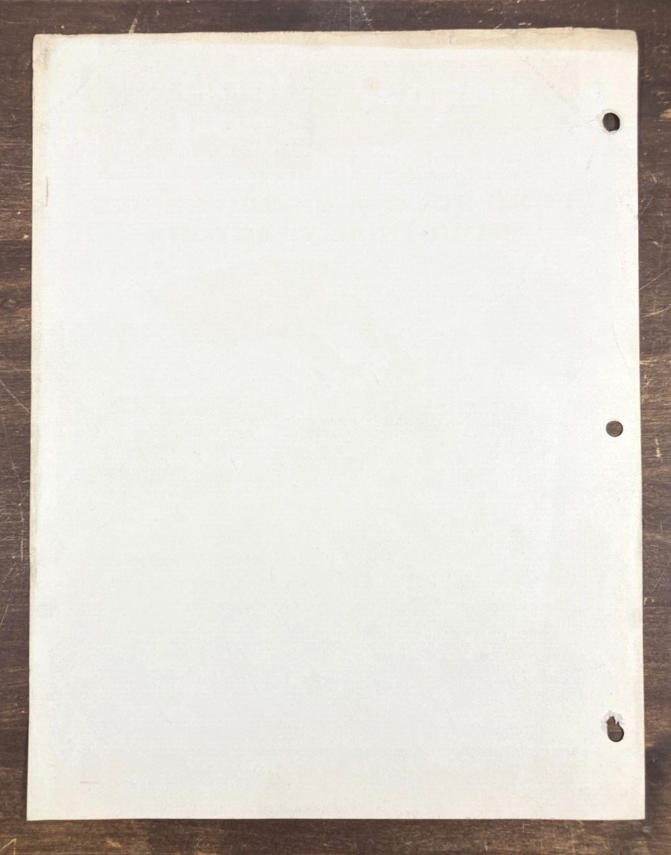 Wagner 150 200-I Loader For Ford Industrial Tractor 2000-4000 50&rsquo;s Sales Sheet