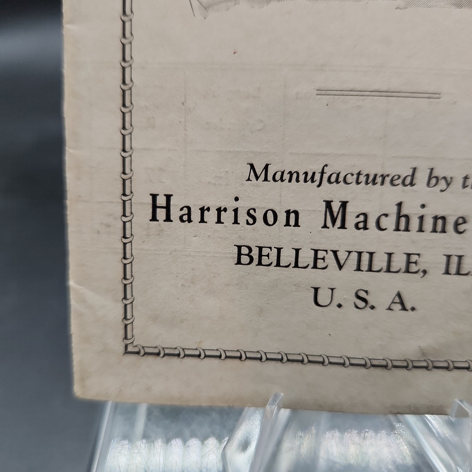 Baby BELLEVILLE THRESHING Brochure – HARRISON MACHINE WORKS – Farm Advertising