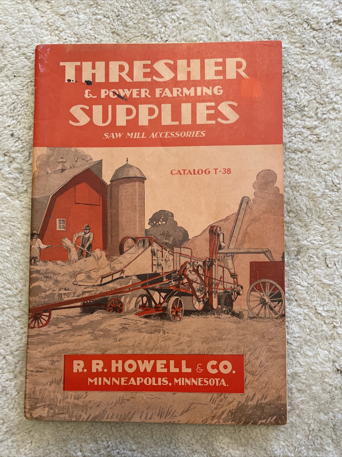 R.R. Howell & Co. Thresher & Power Farming Supplies Catalog T-38