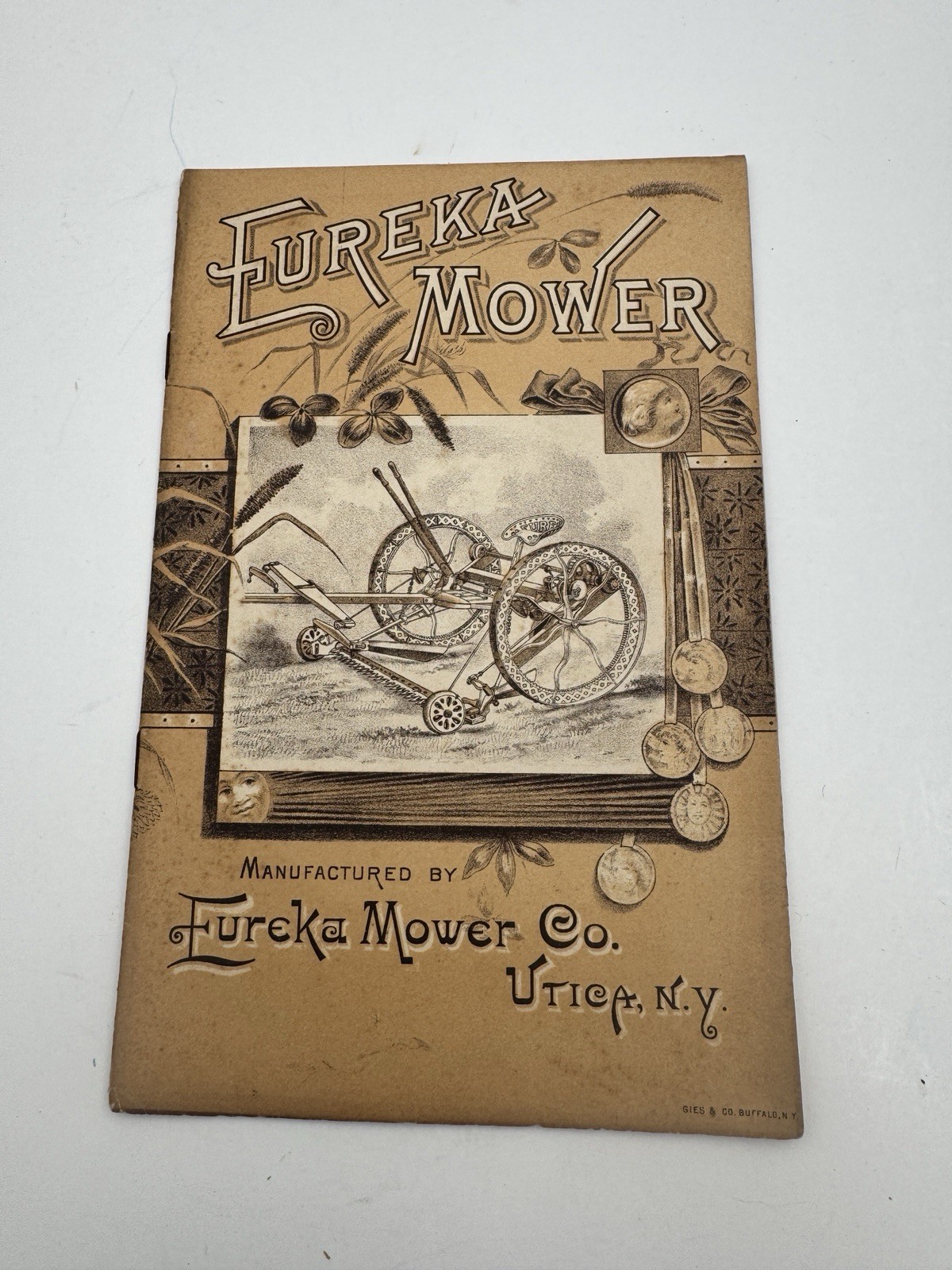 Vintage Eureka Mower Brochure 1889 RARE SHIPS FREE USA
