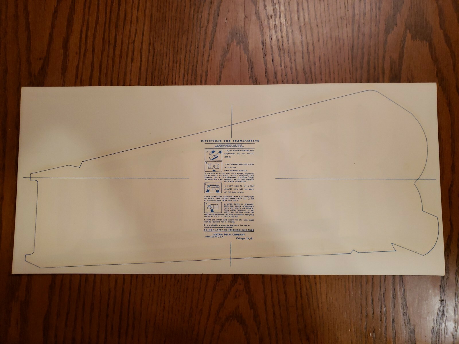 Dempster Mill Water Transfer Decal 8×17 Windmill Beatrice NE Nebraska Nebr