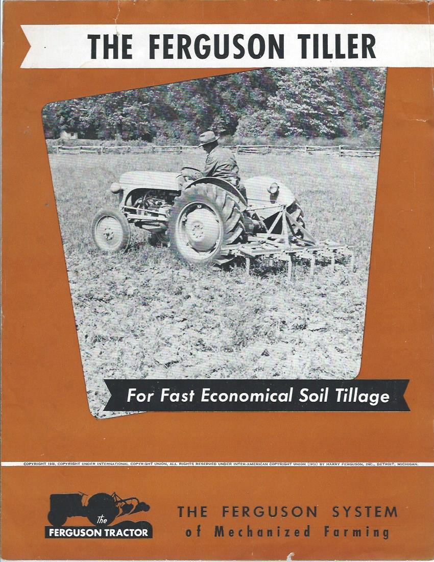 Farm Implement Brochure – Ferguson – Tiller – 1949 (F3297)