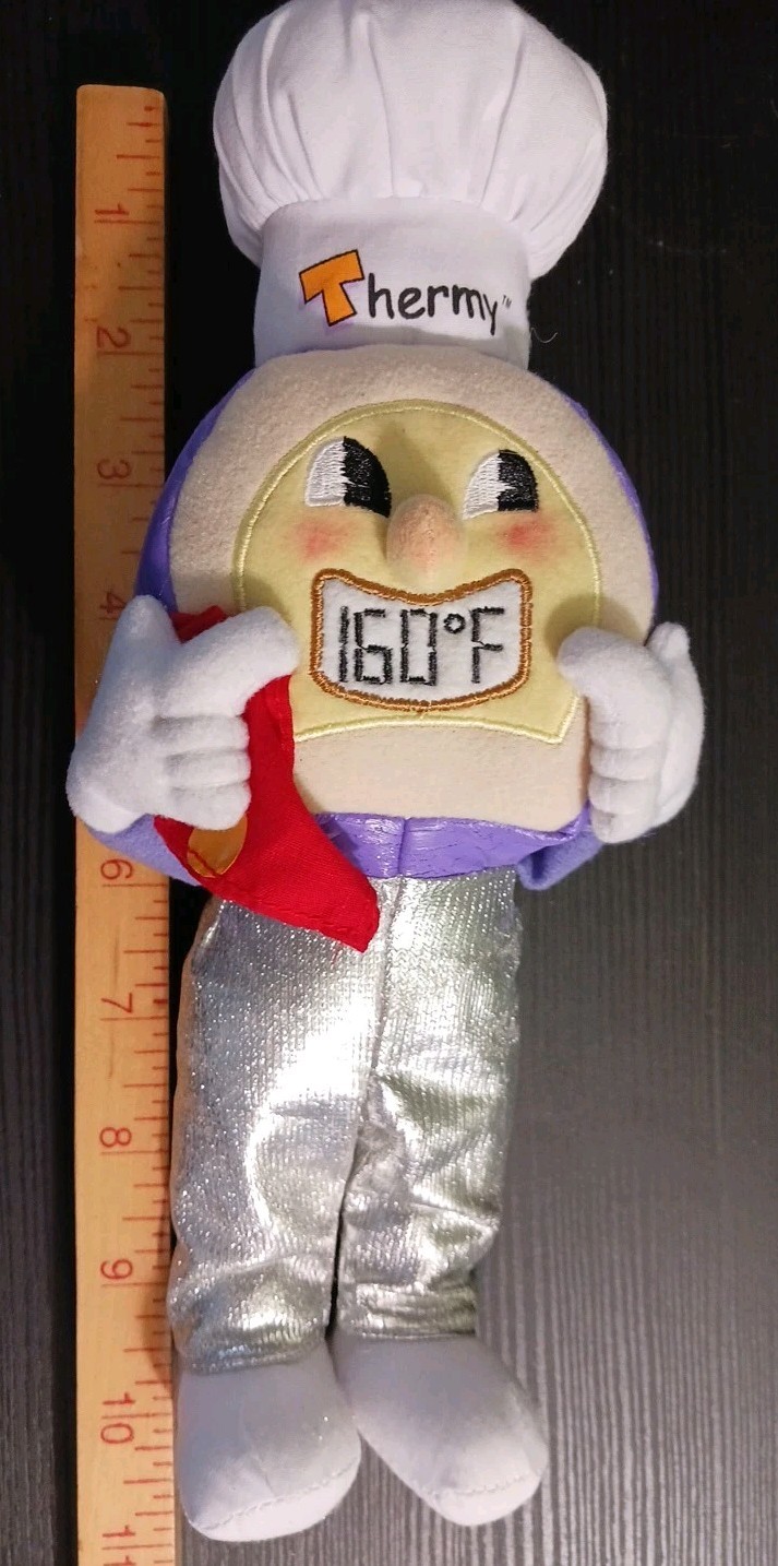 Thermy Thermometer Plush toy 10&Prime; tall U.S. Dept. of Agriculture RARE 2017