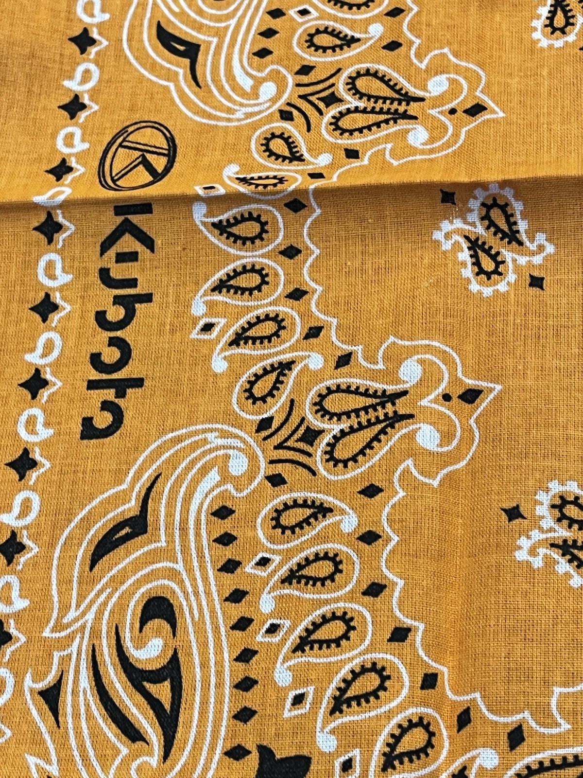 Kubota Bandana- Logo On It, Kubota Tractors, Orange, White & Black-NEW