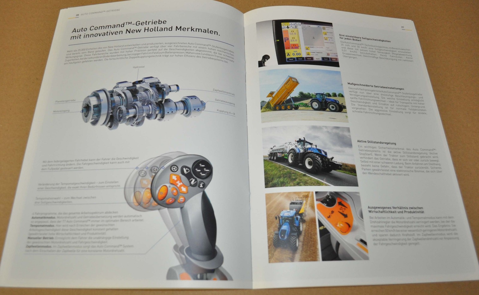 2015 2016 New Holland T7 Heavy Series Tractor Brochure Prospekt DE