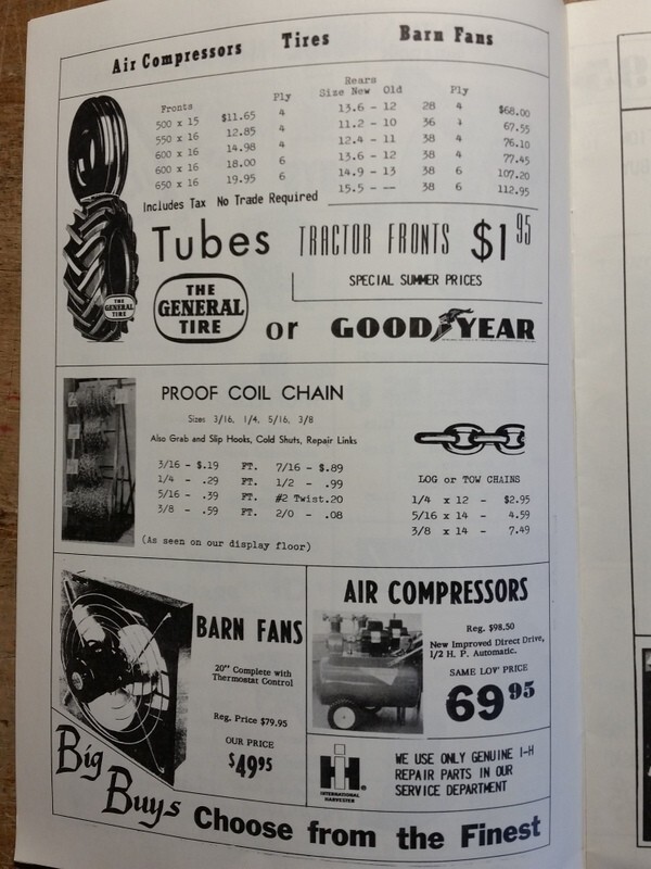 c1950 Page Co IHC Farm Catalog Prairie du Sac WI Implements Parts Tools Etc