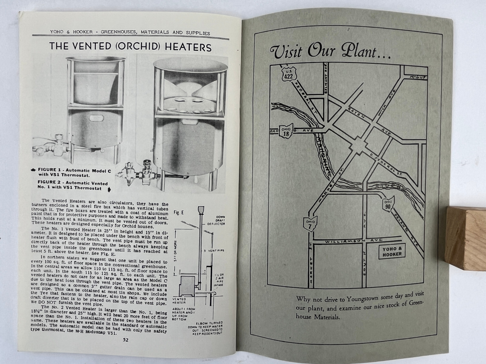 1959 Yoho & Hooker Greenhouses Catalog 157 Youngstown OH + Pricelist + other ads