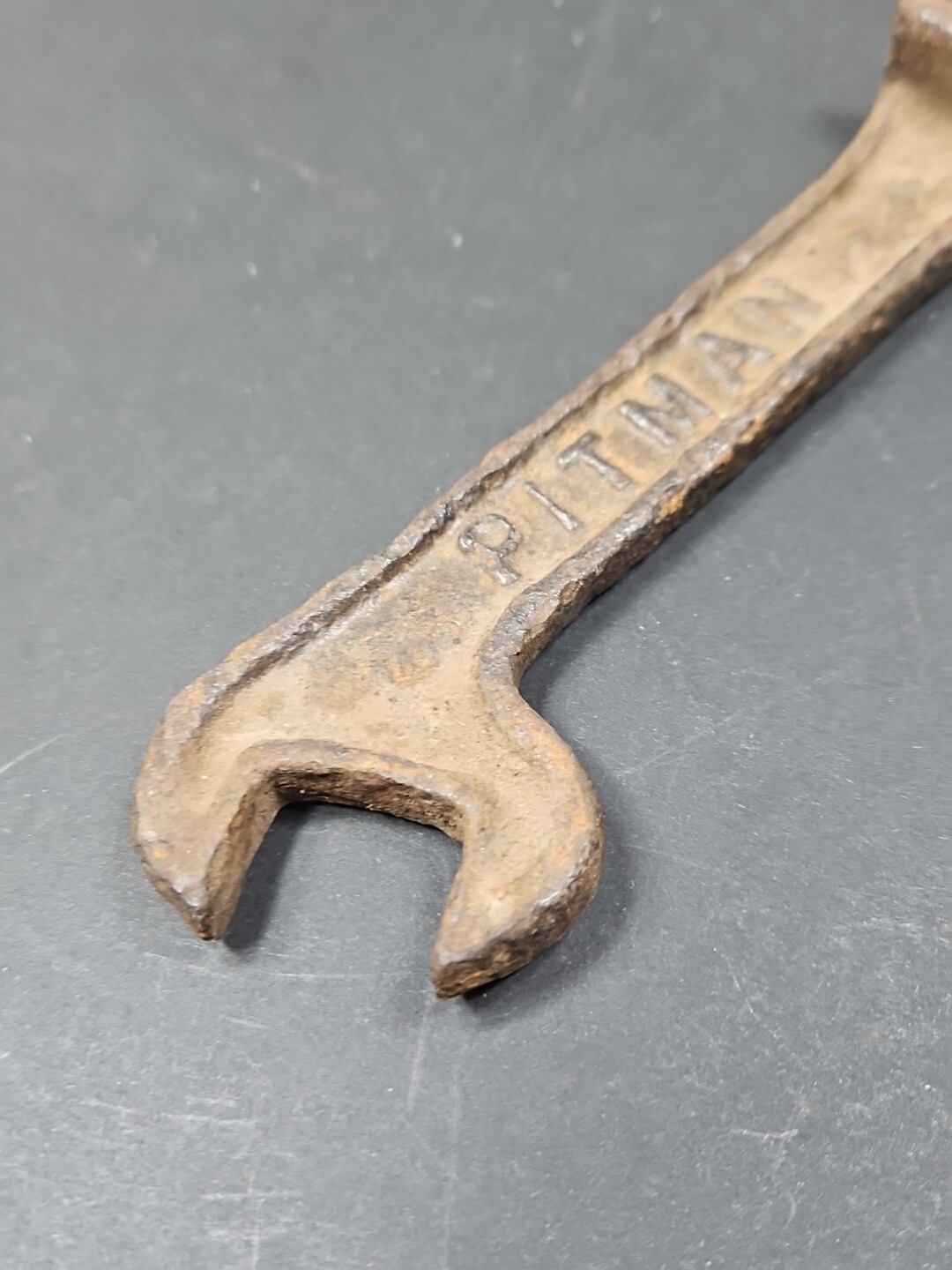 Vintage Pitman 7/8&Prime; Open End Wrench Farm Implement Plow Antique Tool 5-1/2&Prime;
