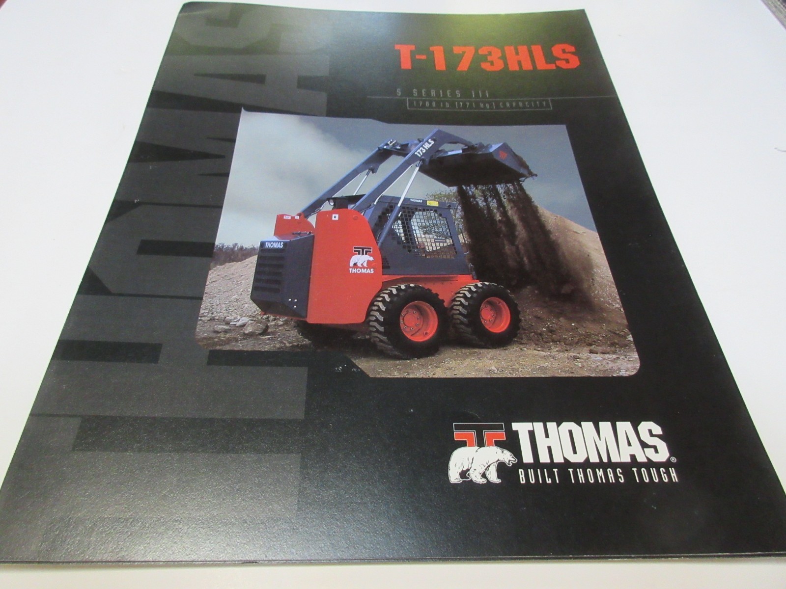 Thomas T-173HLS Skid Steer Loader Brochure 4 pages