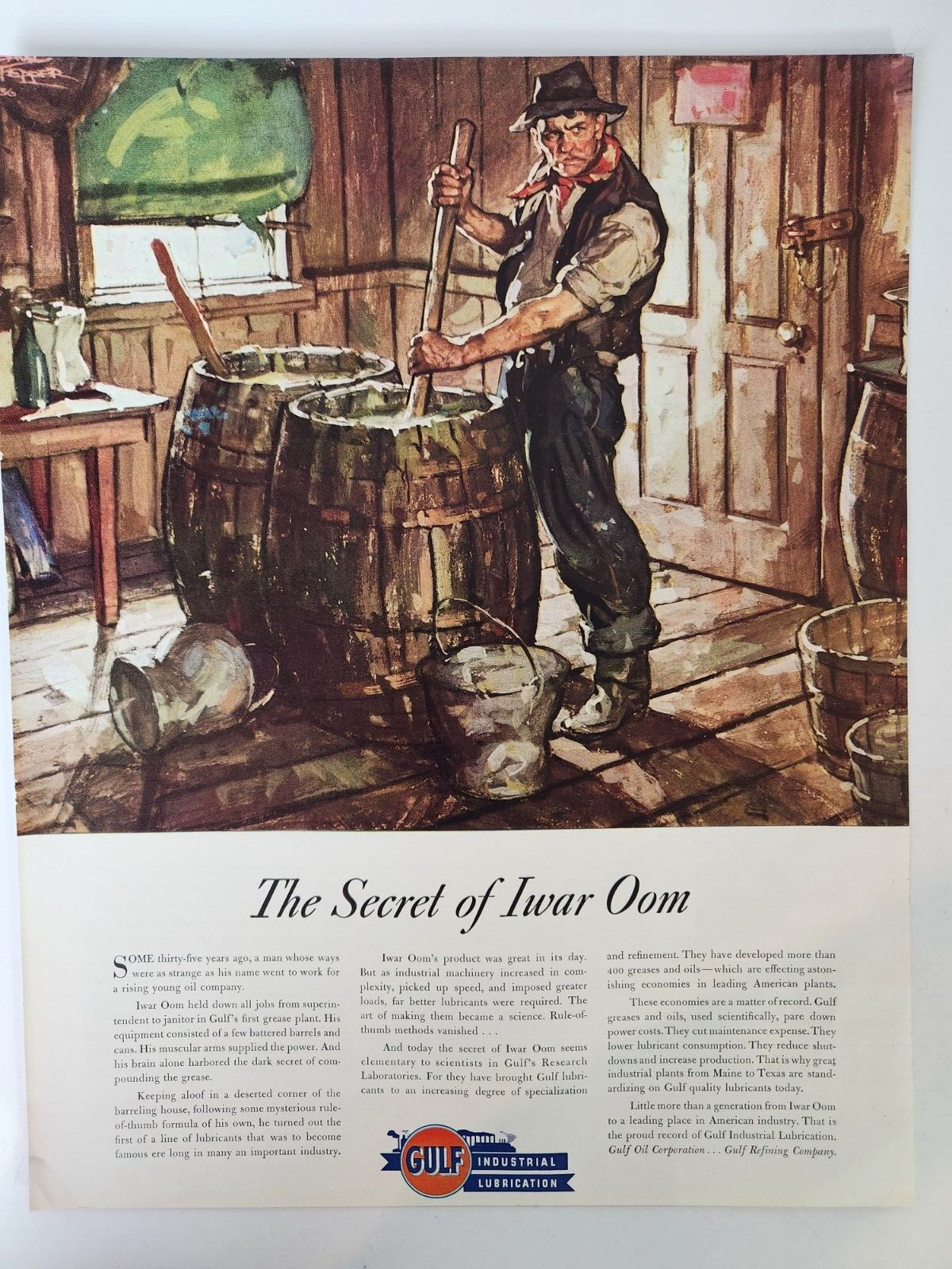 Combine Harvester Farming Agriculture Inland Steel Vtg 1936 Magazine Print Ad