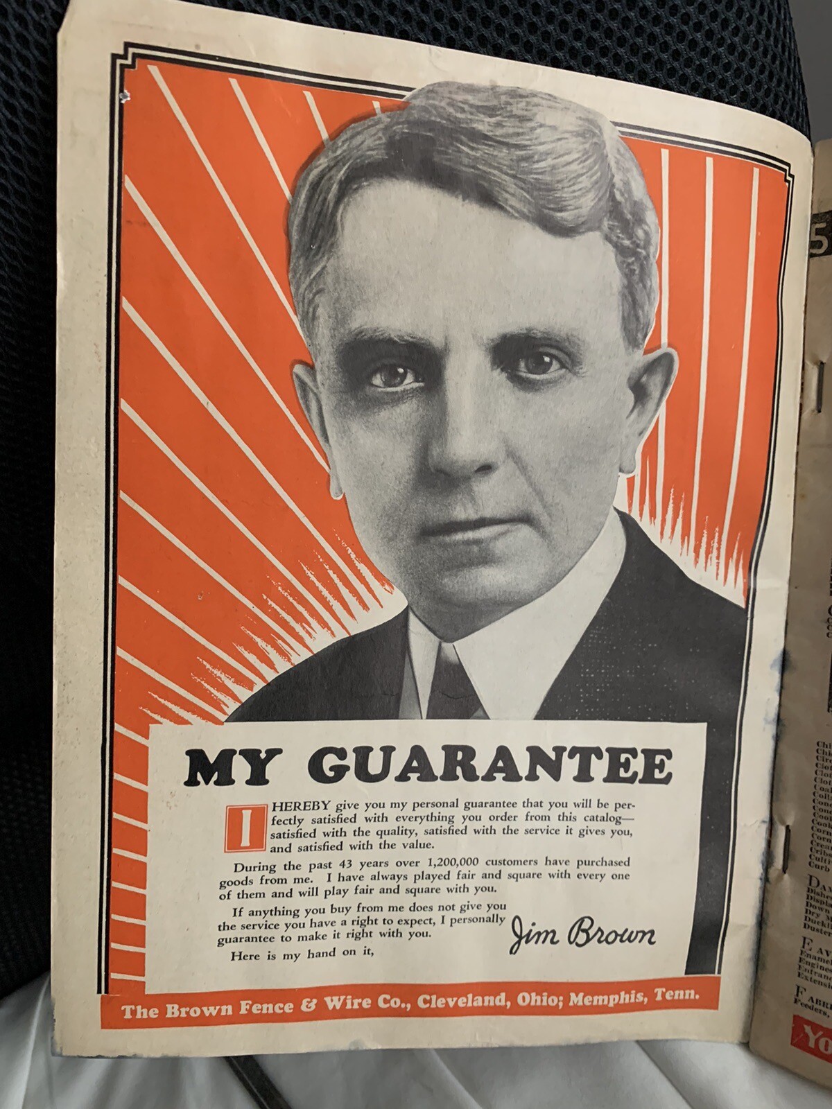 1932 JIM BROWN&rsquo;S FARM CATALOG COMPLETE INTACT EXCELLENT VINTAGE CONDITION