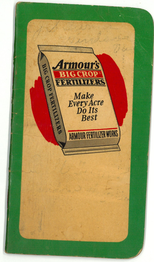 Armour&rsquo;s Big Crop Fertilizers Pocket Notepad – Vintage early 1950s