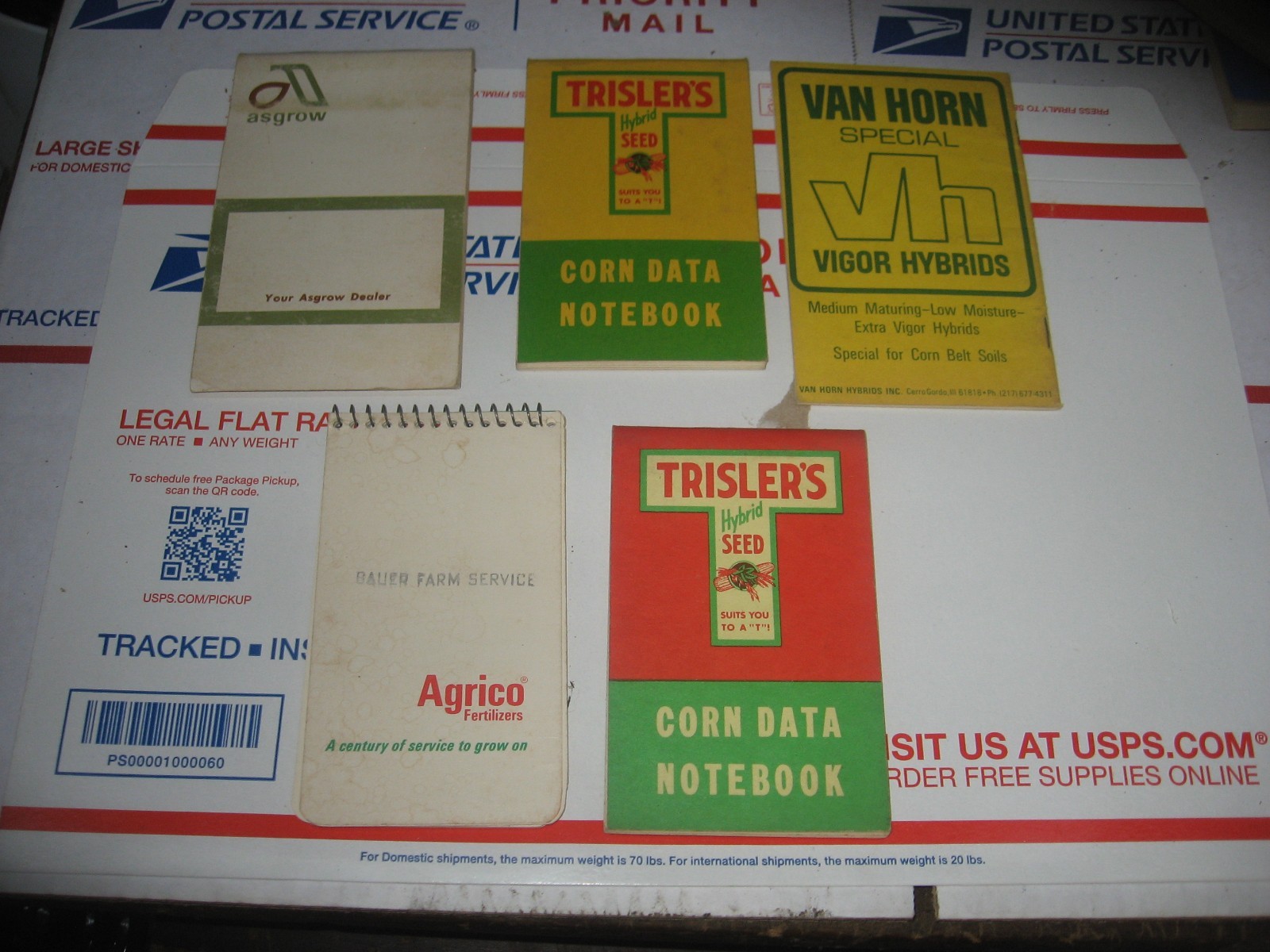 OLD FARM MEMO BOOKS FROM 1960&rsquo;s {5} ASGROW, TRISLER&rsquo;S, AND VAN HORN