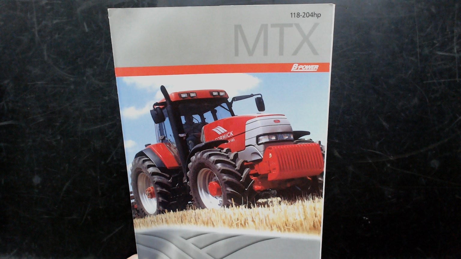 McCormick MTX B-Power Agricultural Tractor Brochure Vintage