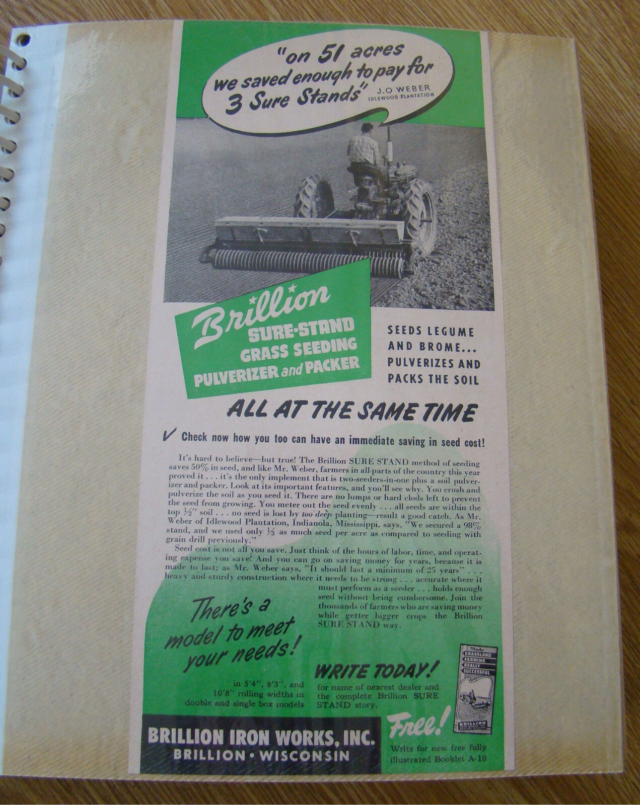 100+ Old 1950s 1960s Era Farm Implemeny & Machine Ads Gehl New Idea Pick +++