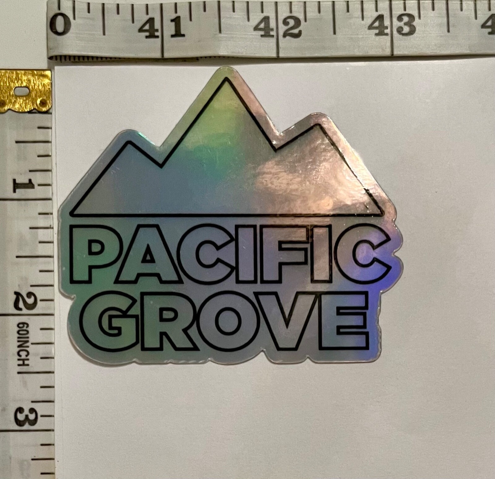PACIFIC GROVE Vinyl Sticker – Oregon, USA Cannabis Industry Advertisement