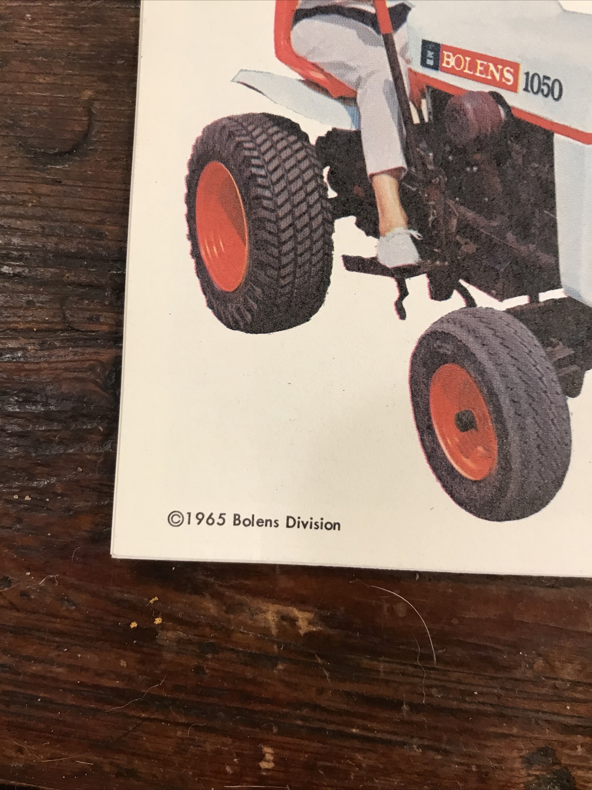 1965 VINTAGE ORIGINAL BOLENS LAWN GARDEN ESTATE KEEPER TRACTOR COLOR BROCHURE
