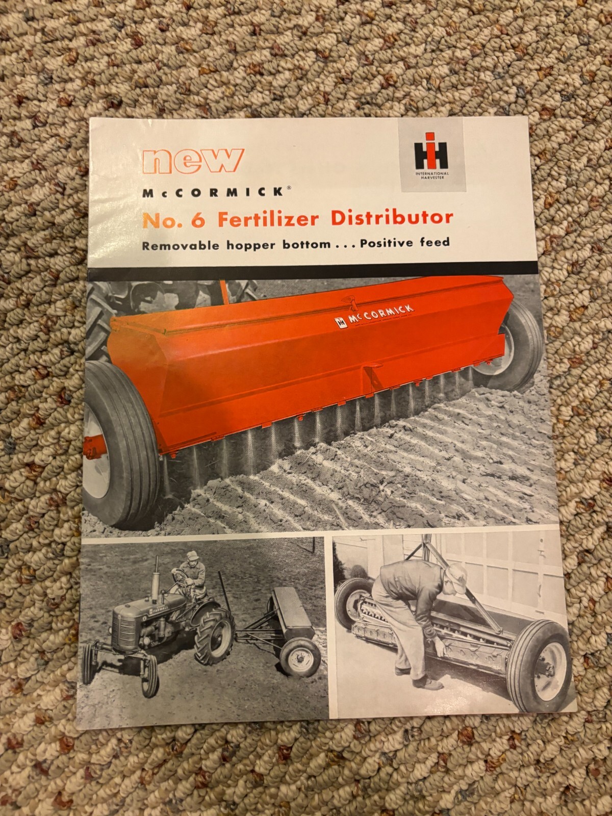 International Harvester No. 6 Fertilizer Distributor For 1955 Brochure FCCA25