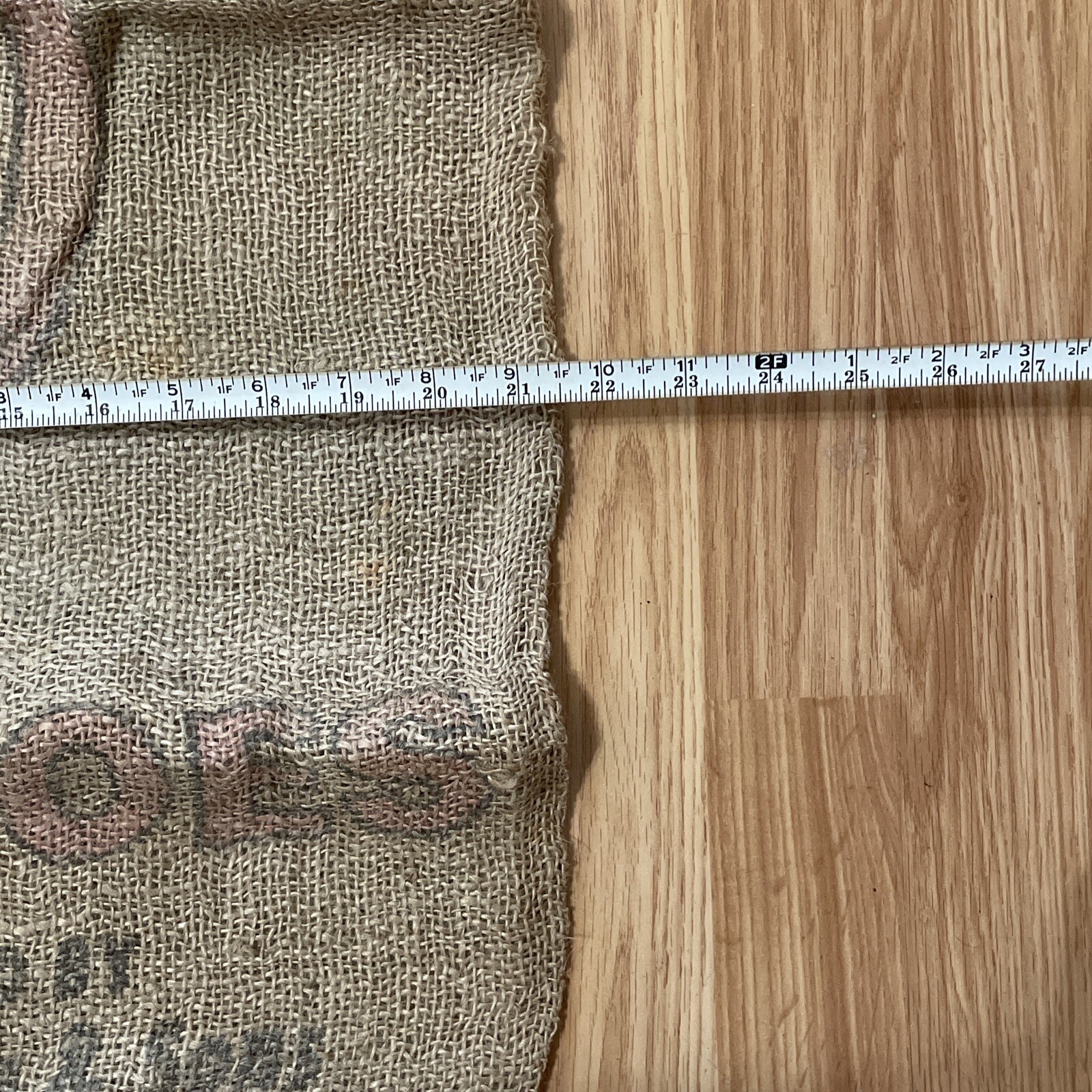 Old AD pine tree potatoes burlap sack Antigo Wisconsin deer rustic country decor
