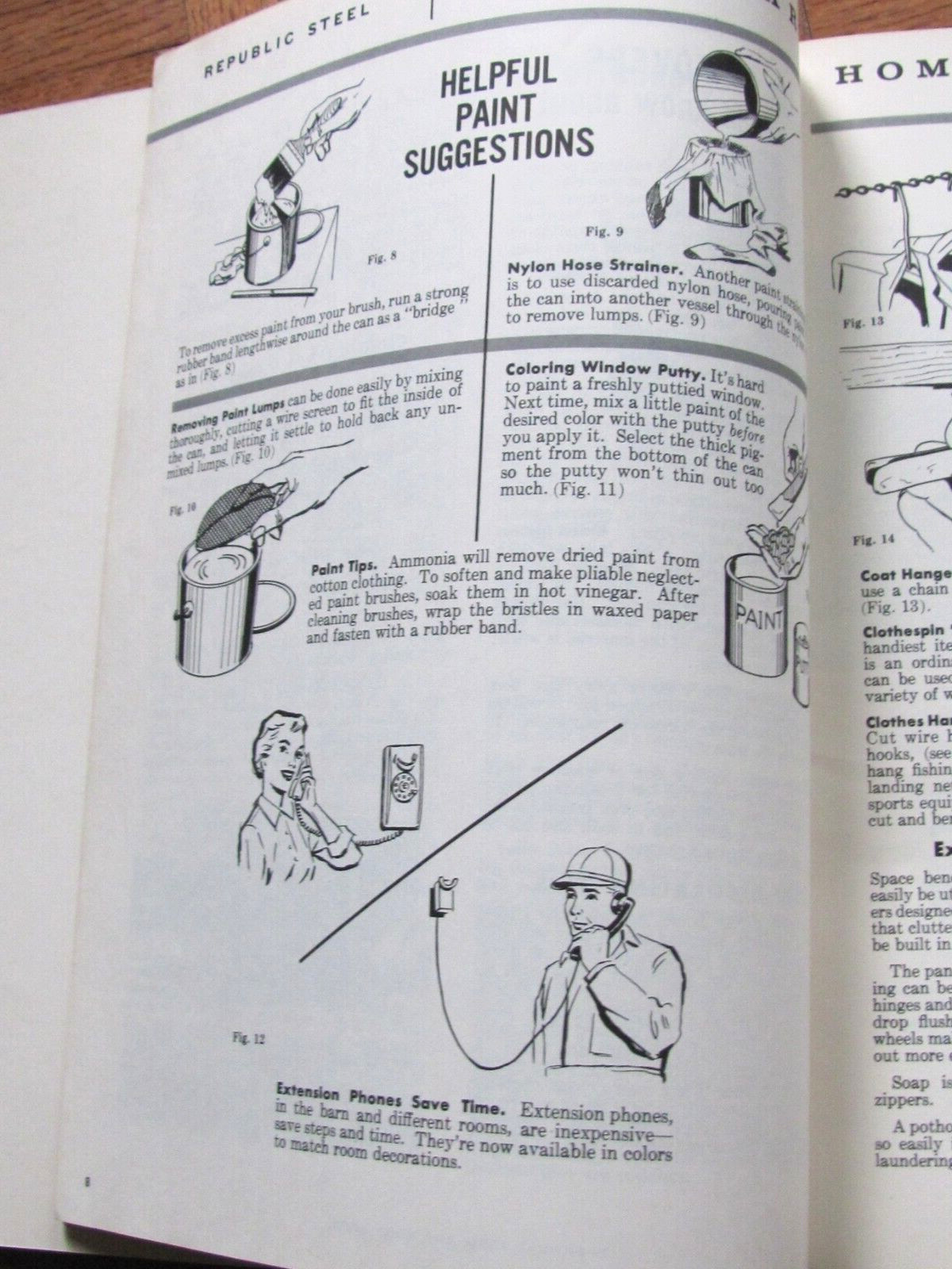 1950&rsquo;s REPUBLIC STEEL WIRE CO FARM SAFETY HOMEMAKER BROCHURE