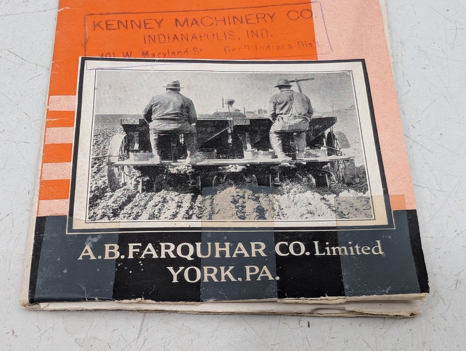 Vintage Farquhar Co. Iron Age Potato Planters Dealer Sales Brochure Original