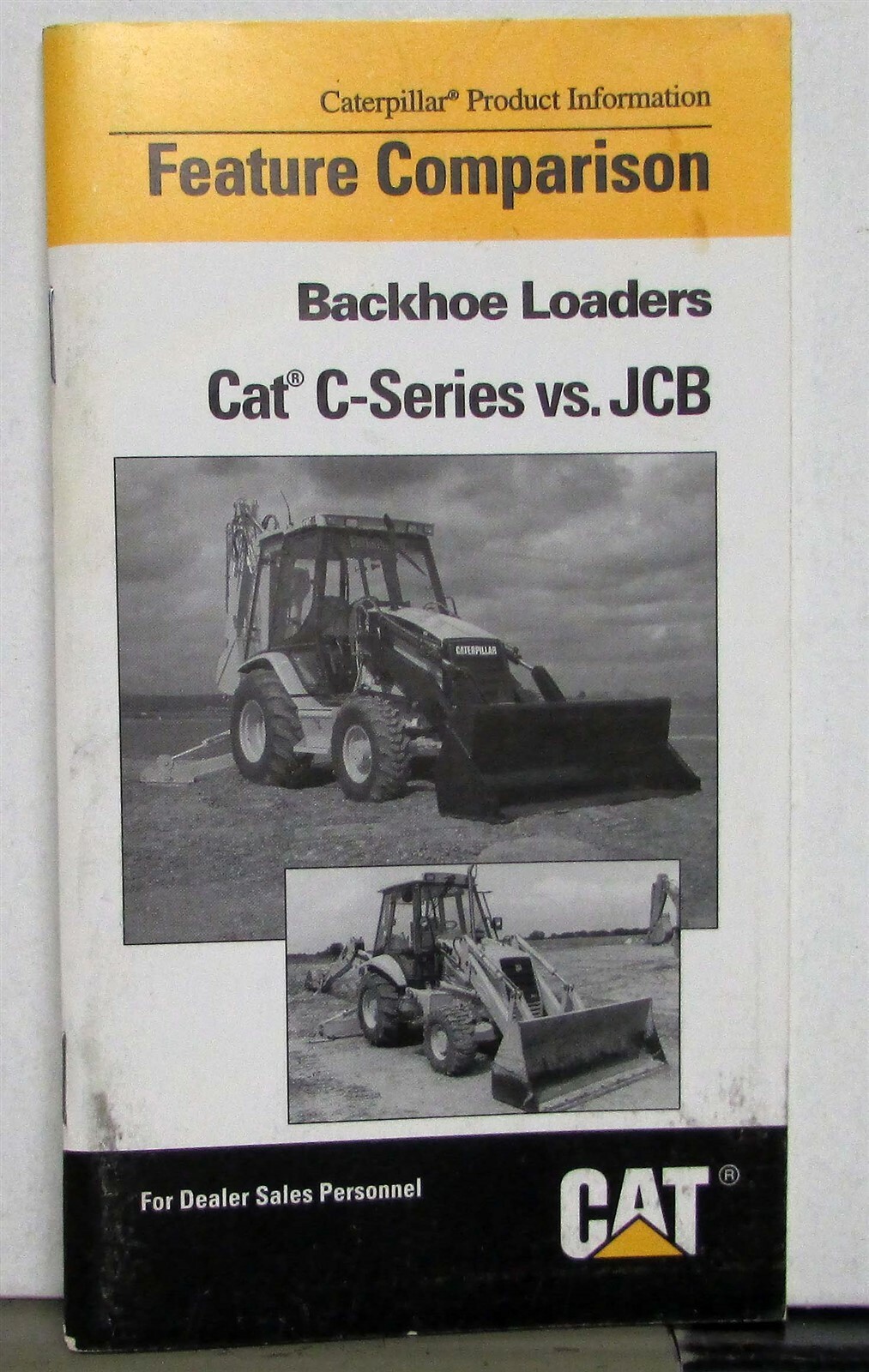 1997 Caterpillar C Series Backhoe Loader Construction Specs Sale Brochure