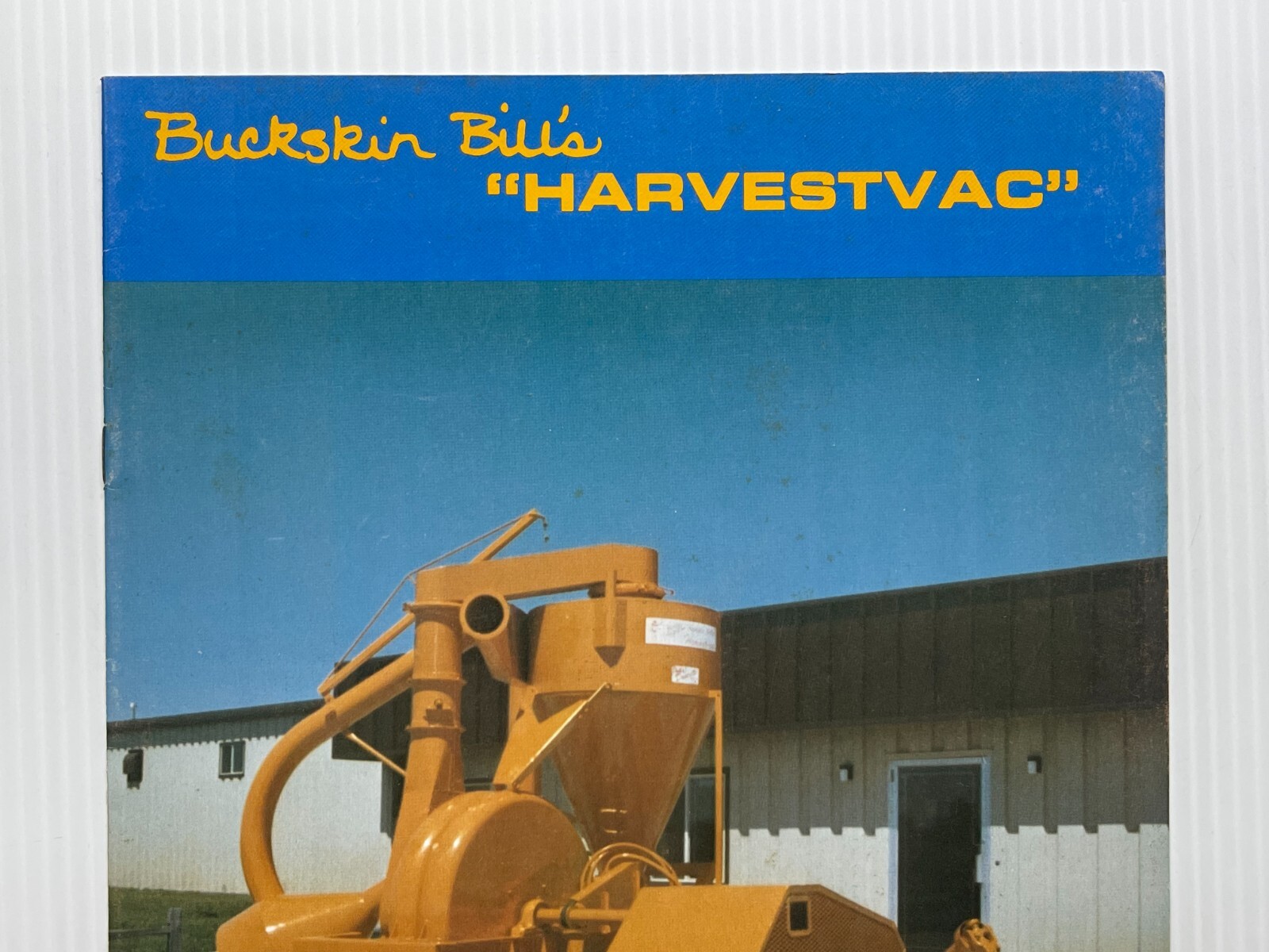 Buckskin Bill&rsquo;s Harvestvac by Dunrite – Sales Brochure *Original Dated 1980s*