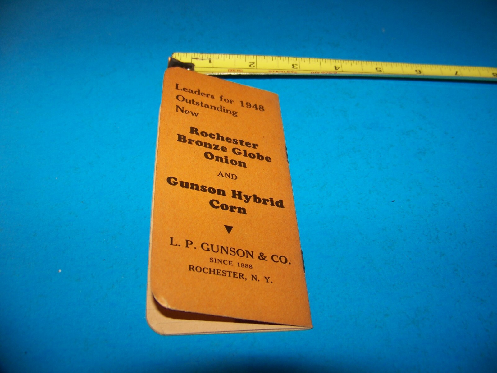 L.P. Gunson & Co. « Seedsmen » « Daily Reminder » Memo Booklet Vintage 1947