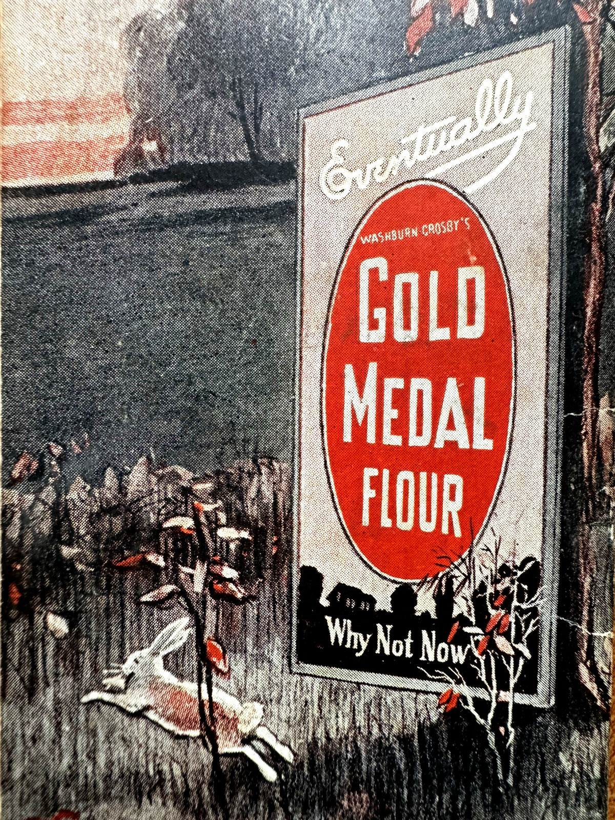 Vintage Gold Medal Flour Note Pad (HANDWRITTEN FARM NOTES) 1919-1920~343