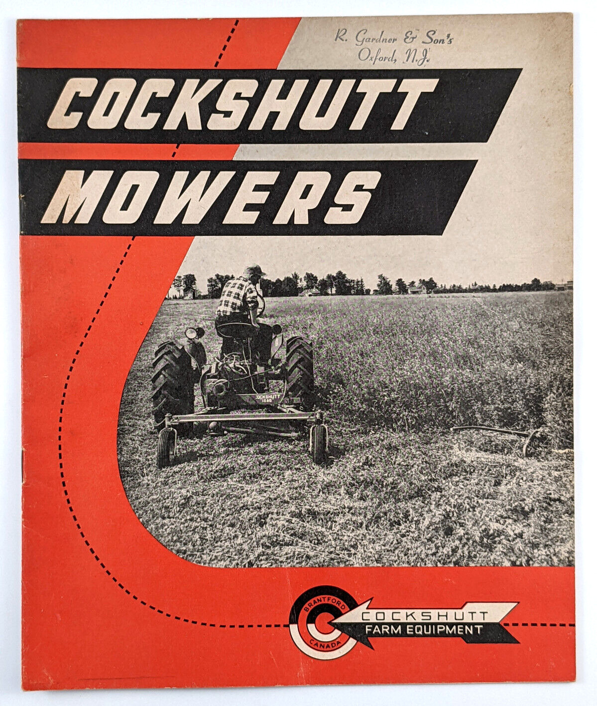 Cockshutt Mowers Tractors Advertising Brochure Cockshutt Farm Equipment 1950s