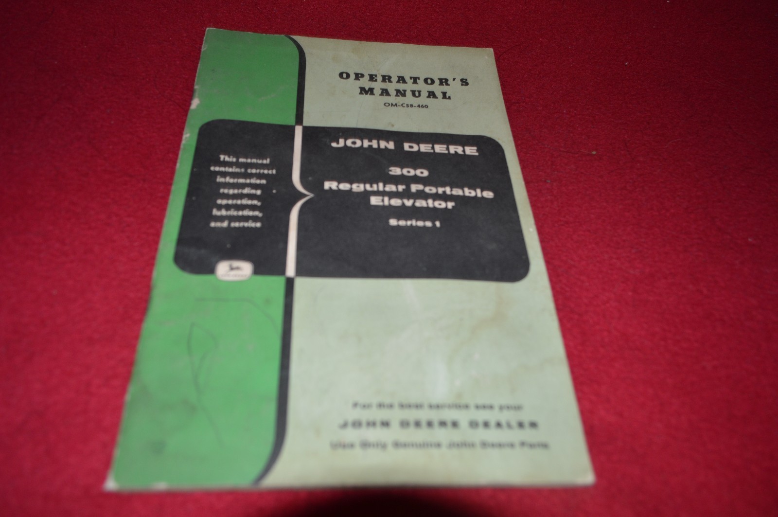 John Deere 300 Regular Portable Elevator Operator&rsquo;s Manual DCPA5 ver2