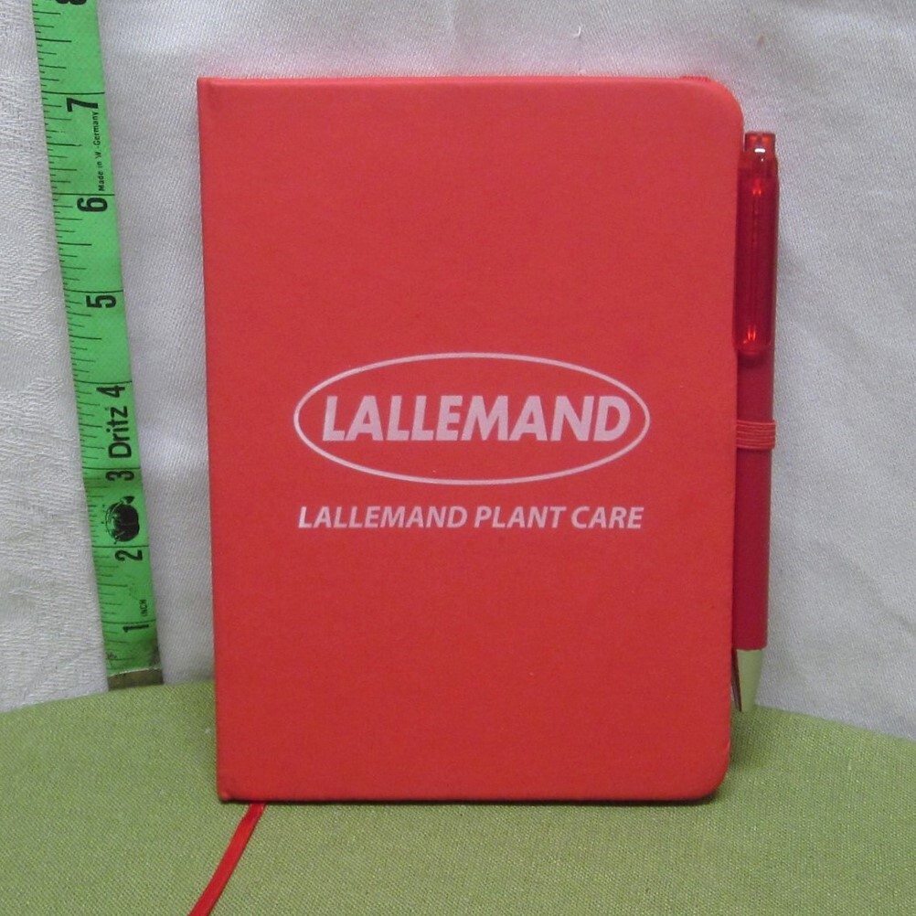 LALLEMAND PLANT CENTER agricultural blank book w/ pen Biofertilization notebook