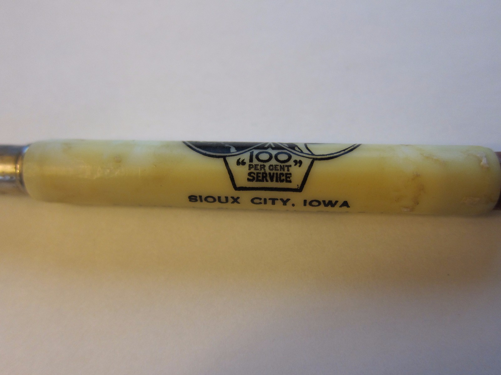 Vintage Gehan Livestock Commission Bullet Pencil Sioux City Iowa More Listed