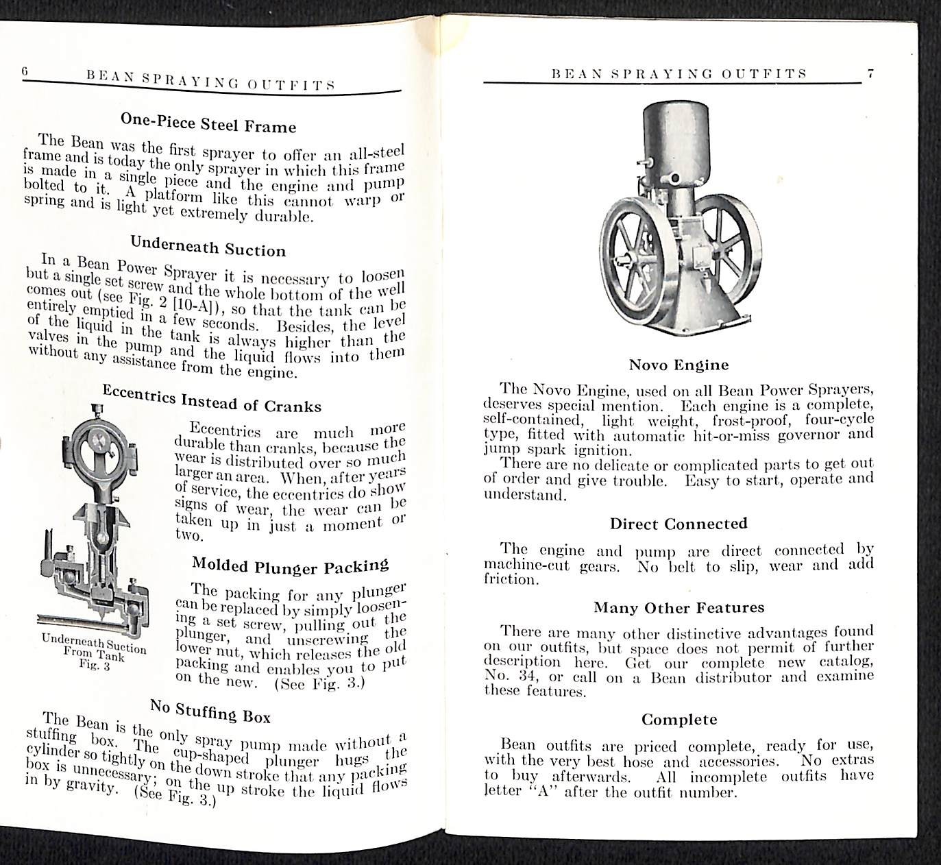 Bean Spray Pump Co Lansing, MI Hand and Power Sprayers Catalog No. 34 32pp (#1)