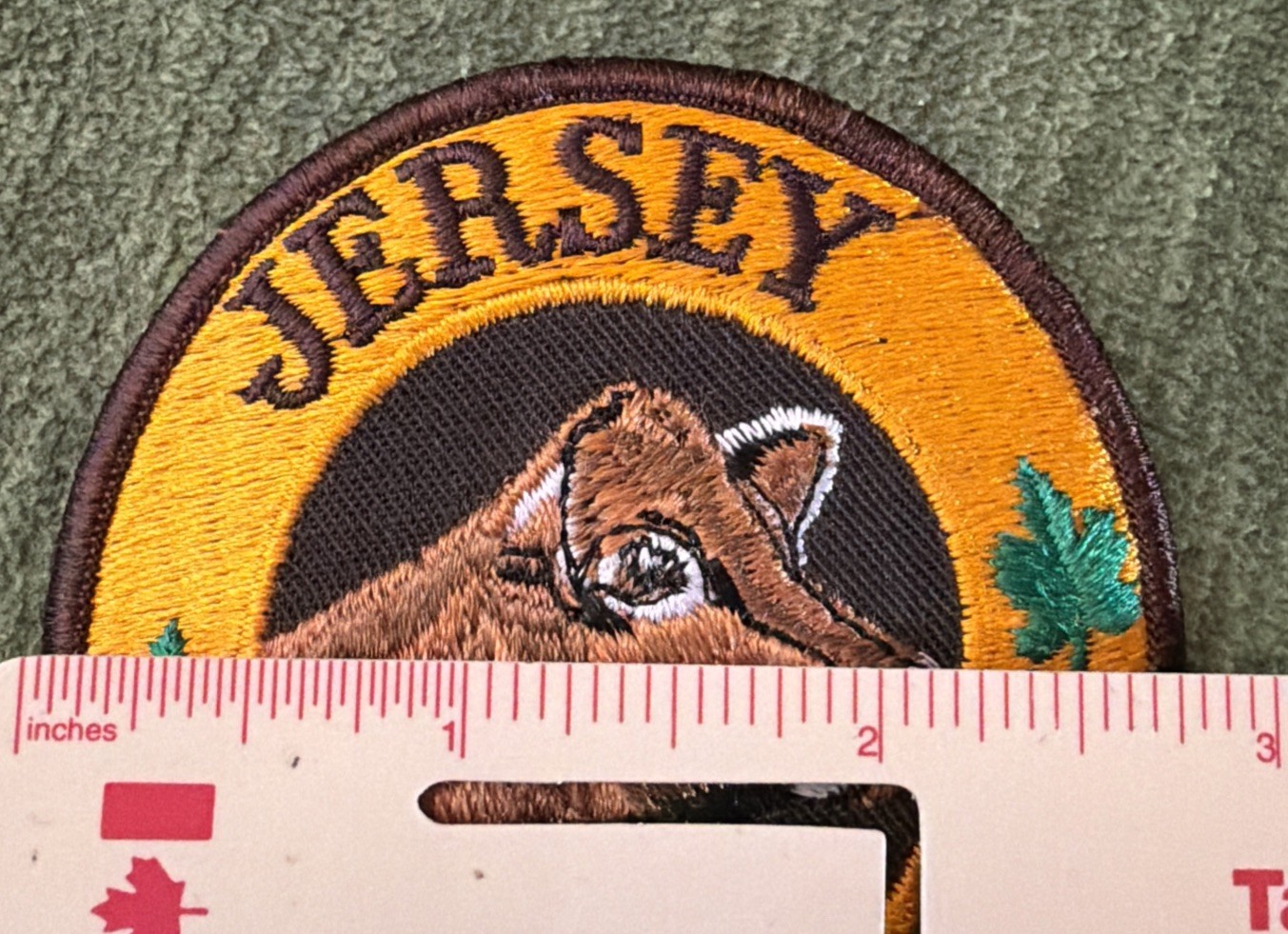 VINTAGE JERSEY CANADA, Canadian Jersey Cow Association CLOTH PATCHES Lot Of 2