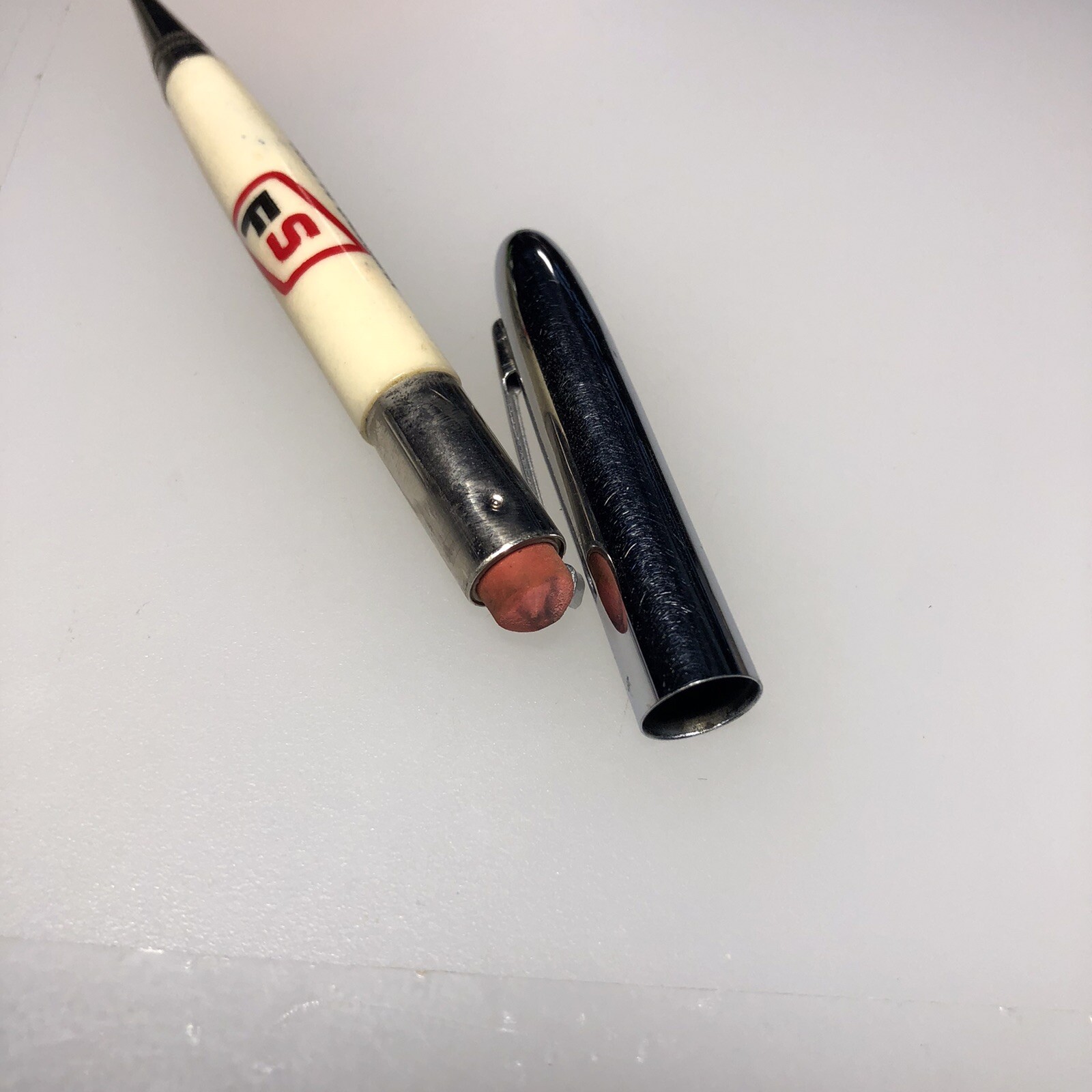 Vintage FS Seed Kanakee Service Company Farming Ag Farmer Mechanical Pencil