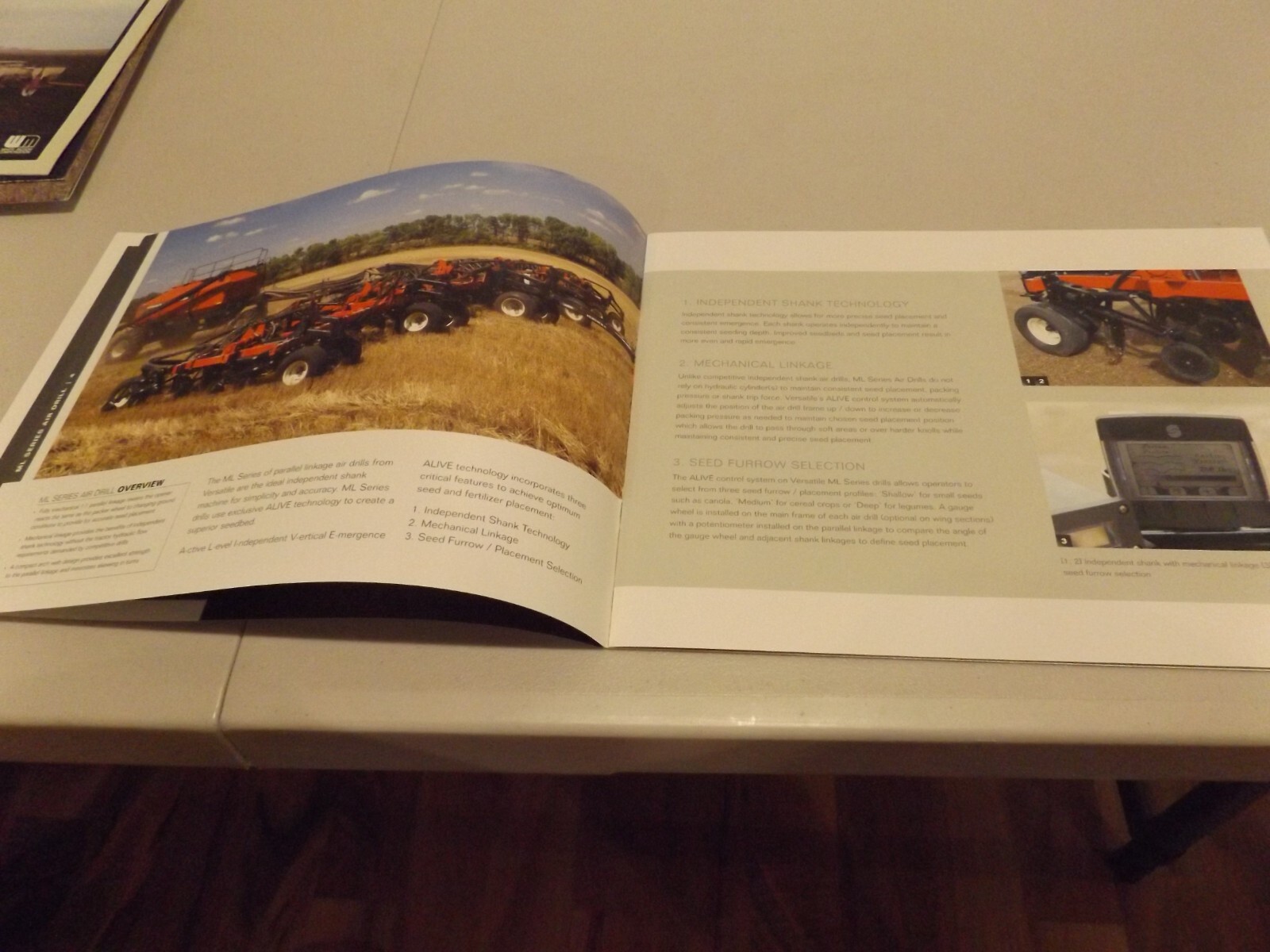 VERSATILE PRECISION SEEDING , AIR CARTS & DRILLS, LIT # 8900209 2013