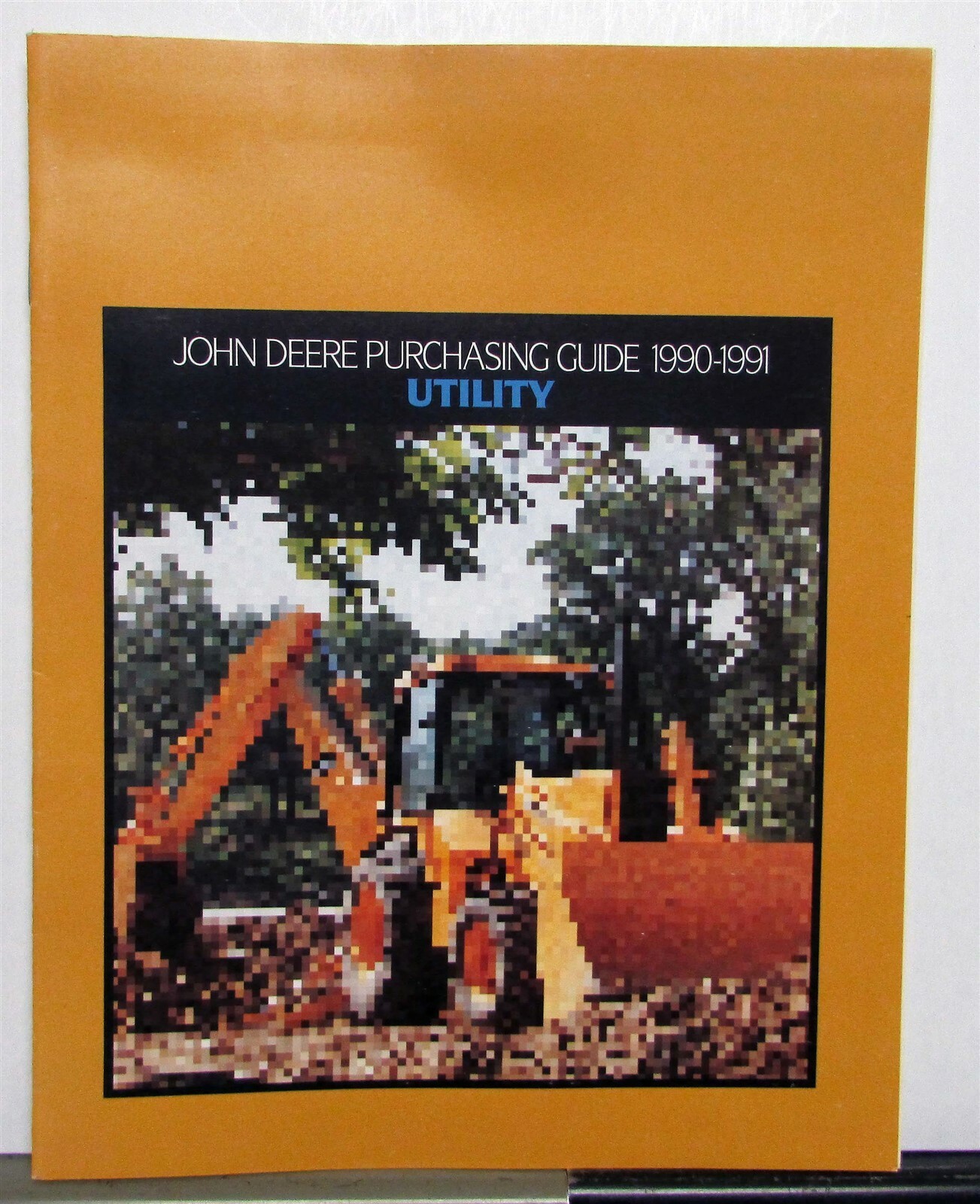 1990s John Deere Construction Purchasing Guide Utility Loader Sales Brochure