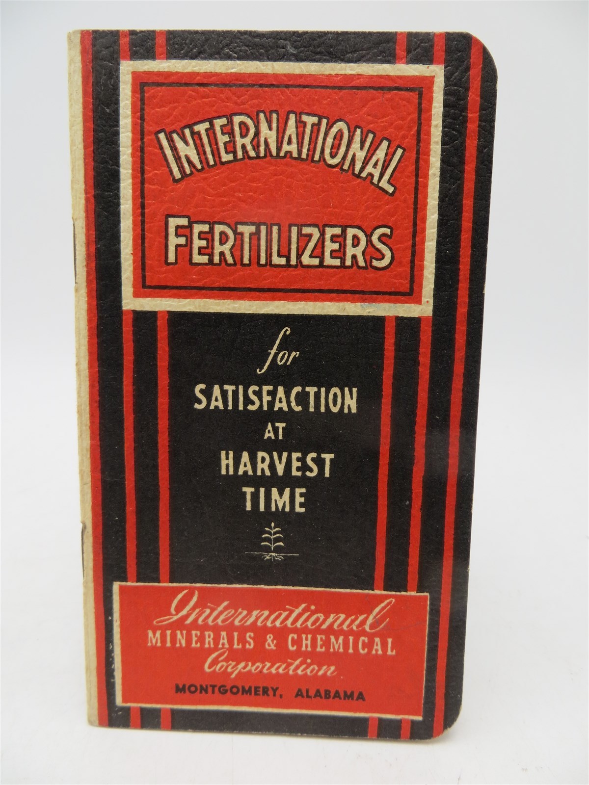 Vintage 1943 International Fertilizers, Montgomery, AL Notebook