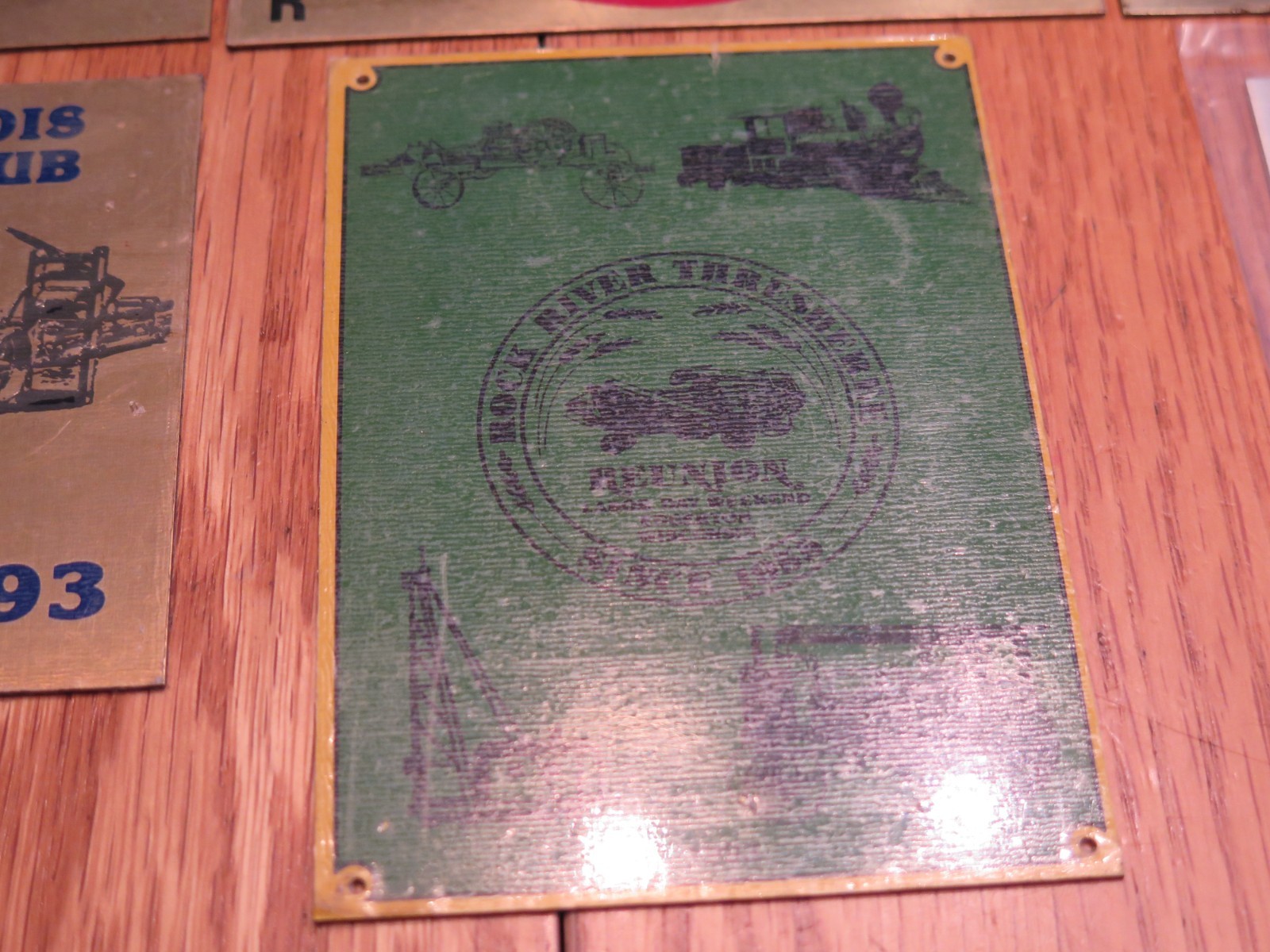 Power & Antique Engine Show Exhibitor Plaque Badge Lot Steam Tractor Show VIDEO