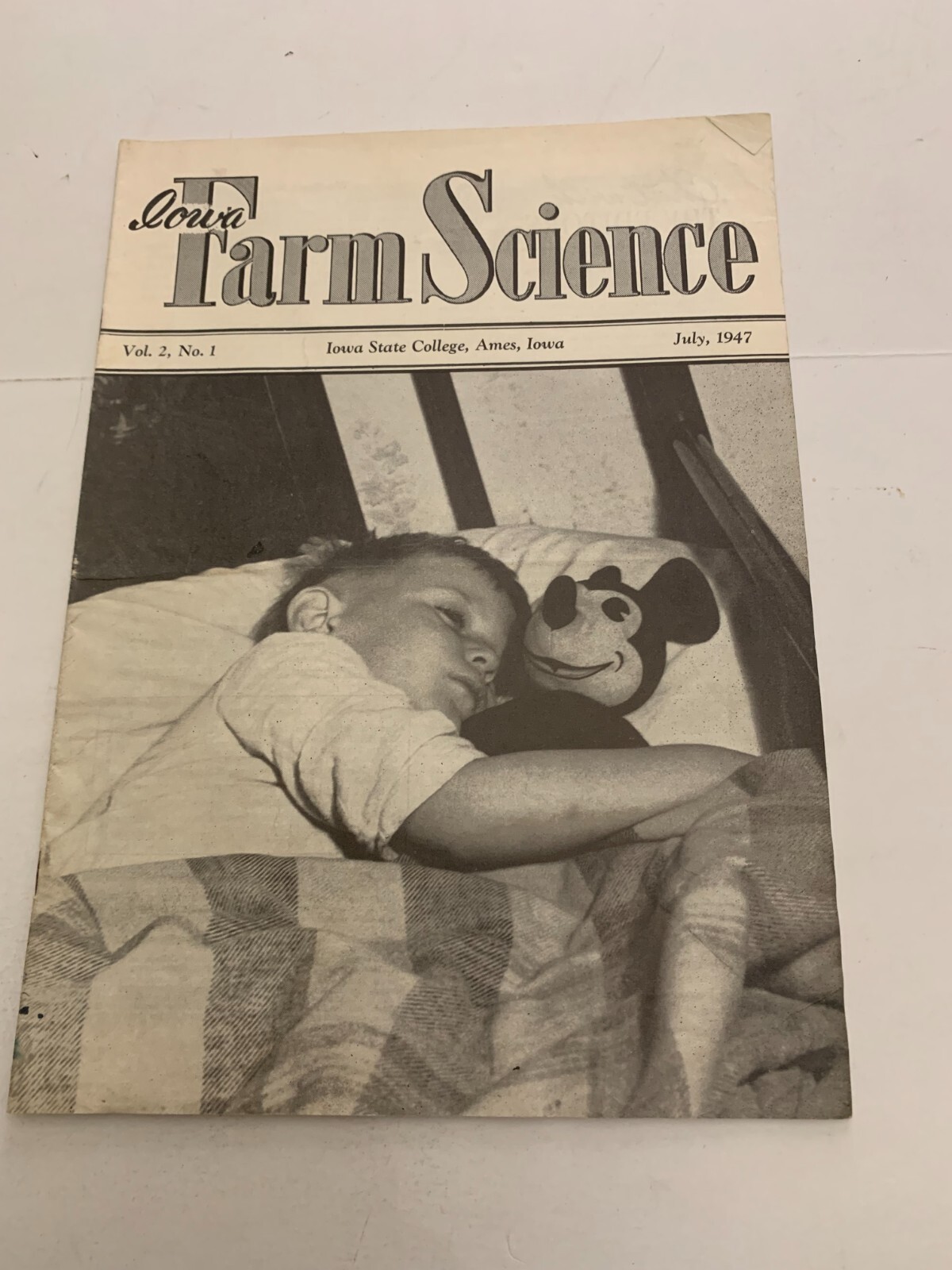 July 1947 Farm Science Reporter Magazine V.2 N.1 Iowa State College Ames IA