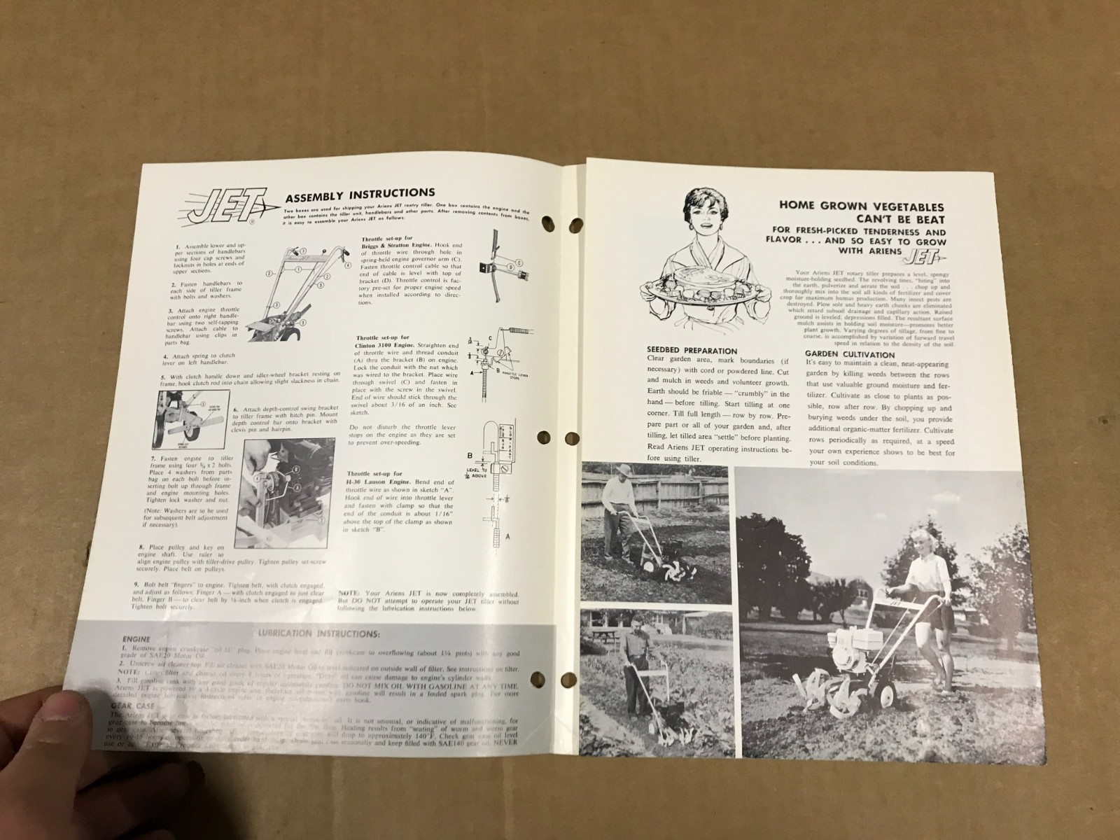 Vintage How To Use Your Ariens Jet Rotary Tiller