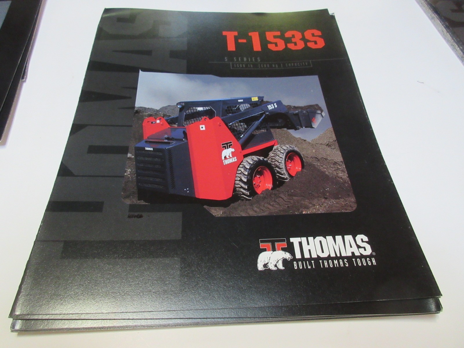 Thomas T-153S Skid Steer Loader Brochure 4 pages