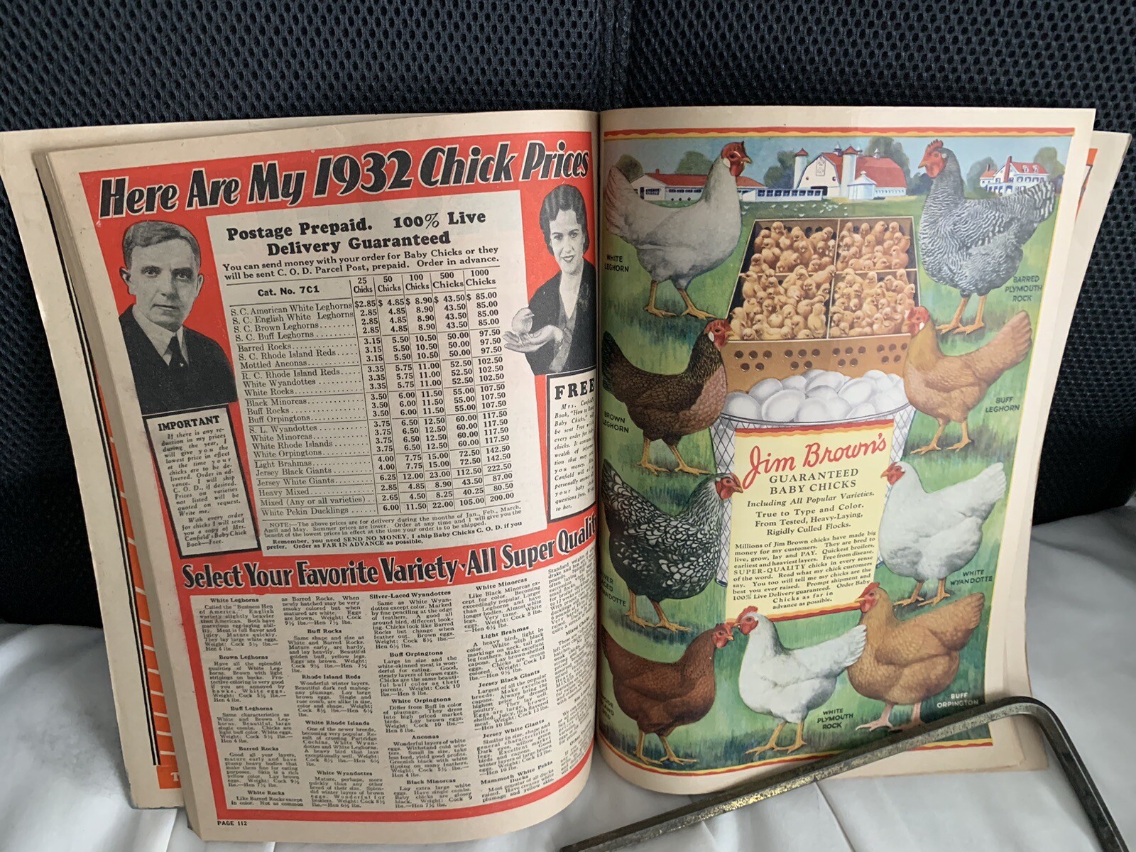 1932 JIM BROWN&rsquo;S FARM CATALOG COMPLETE INTACT EXCELLENT VINTAGE CONDITION